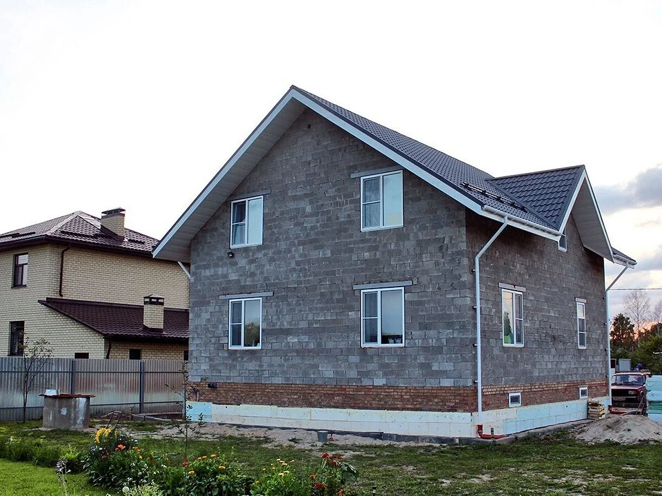 Дом из блоков в Баратаевке